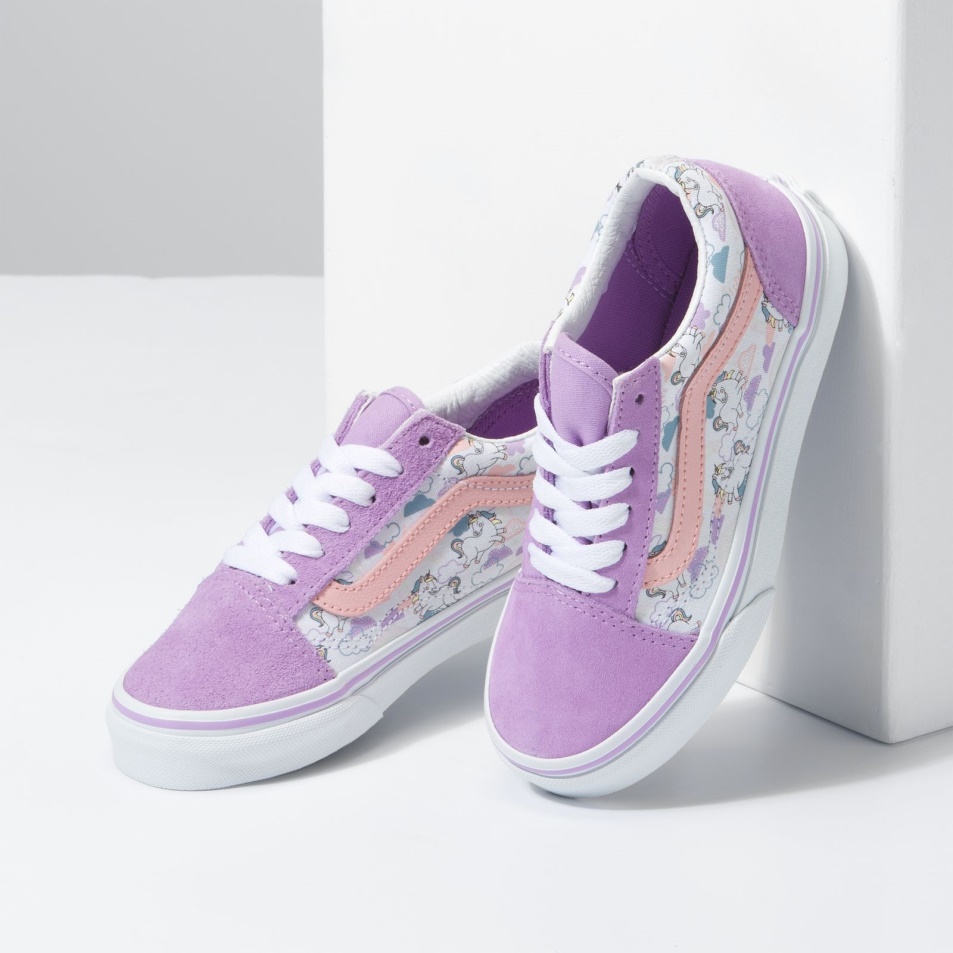 Vans Kids Old Skool Mythical Glow Puszta Lila