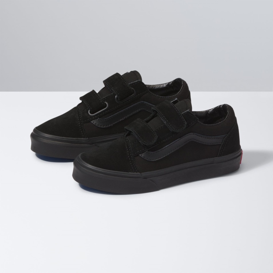 Vans Kids Old Skool V Fekete-fekete