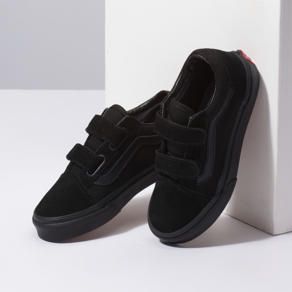 Vans Kids Old Skool V Fekete-fekete