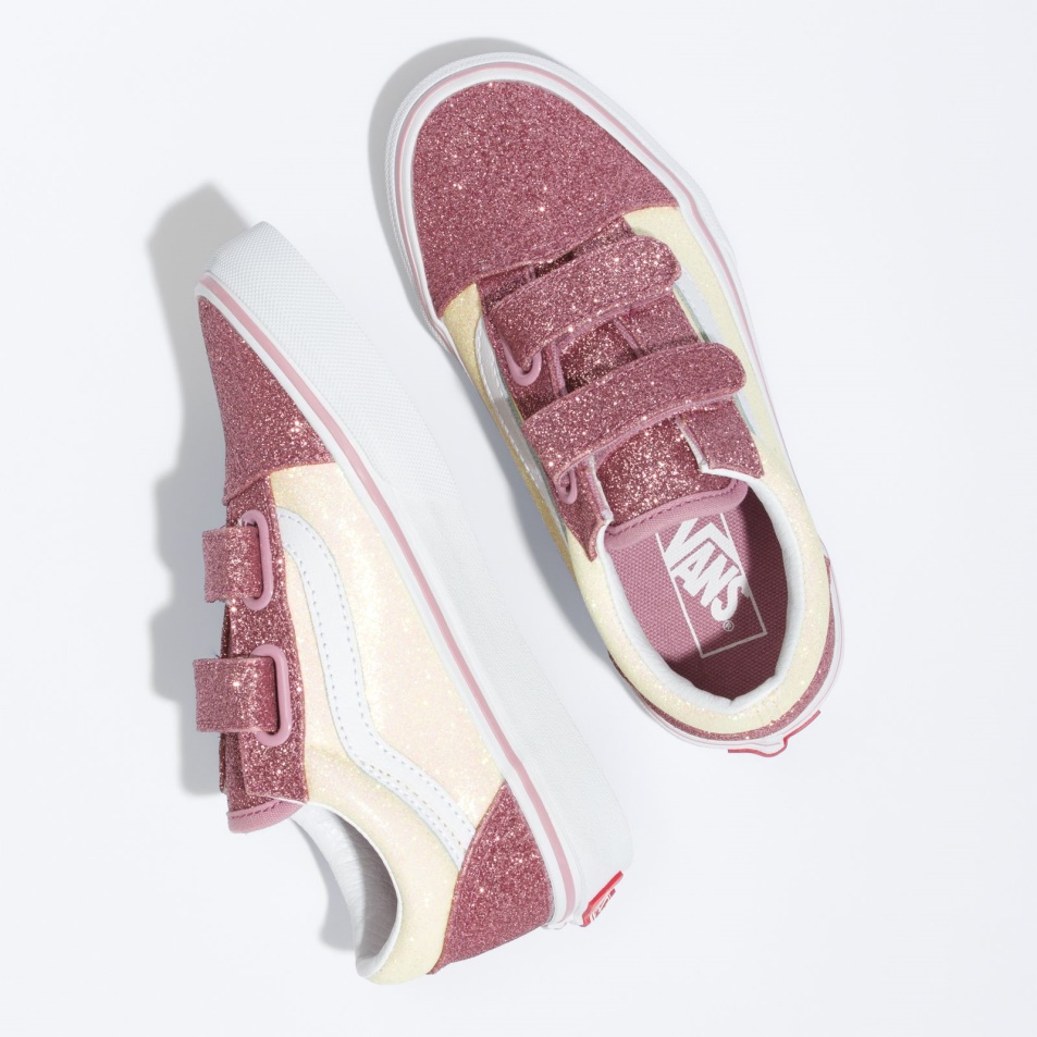 Vans Kids Old Skool V Csillogó Két Tónusú