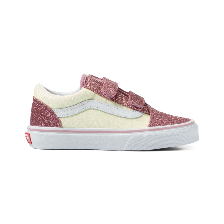 Vans Kids Old Skool V Csillogó Két Tónusú