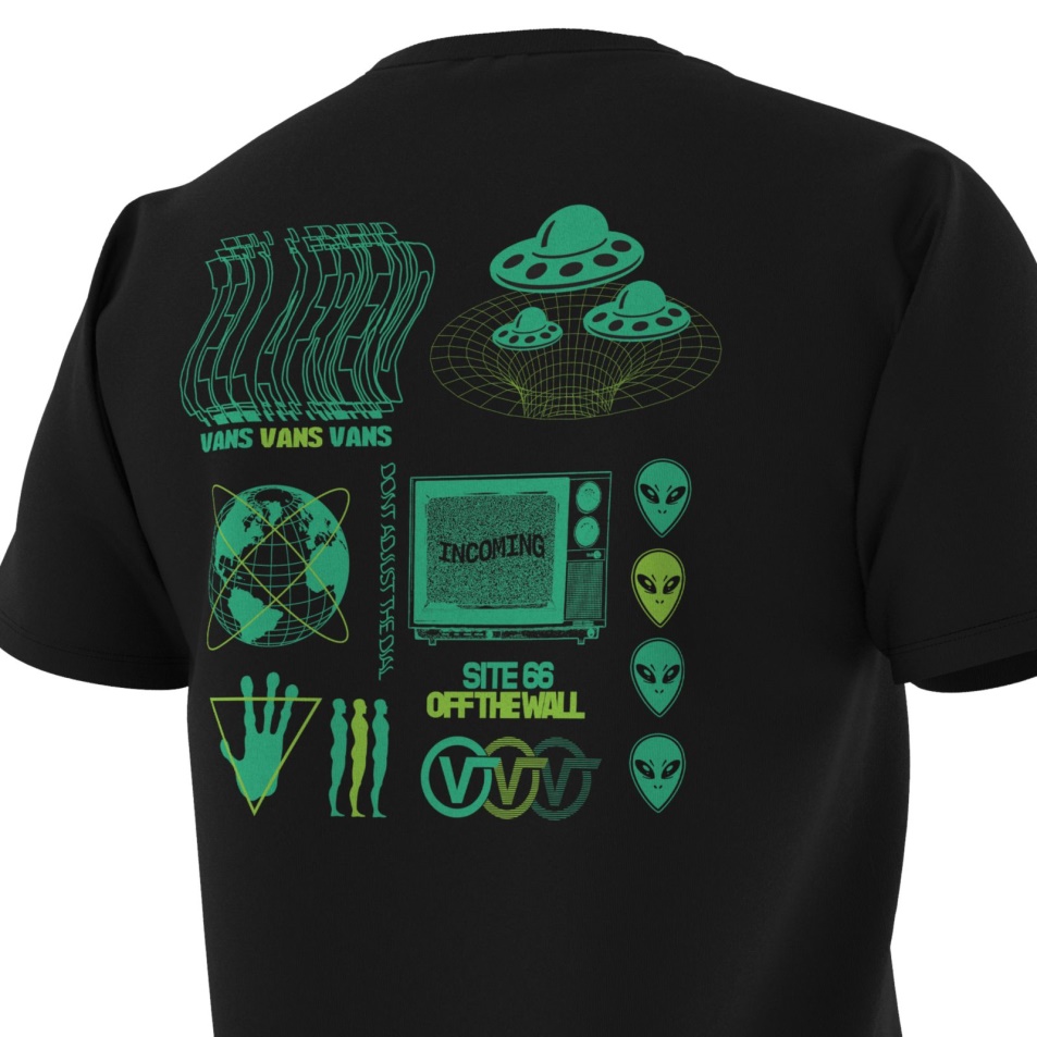 Vans Kids Outer Planet Póló Fekete