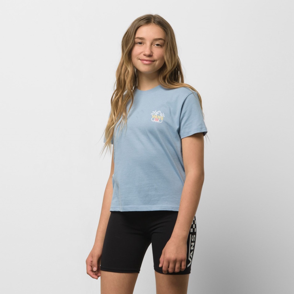 Vans Kids Santos Crew Póló Ashley Blue