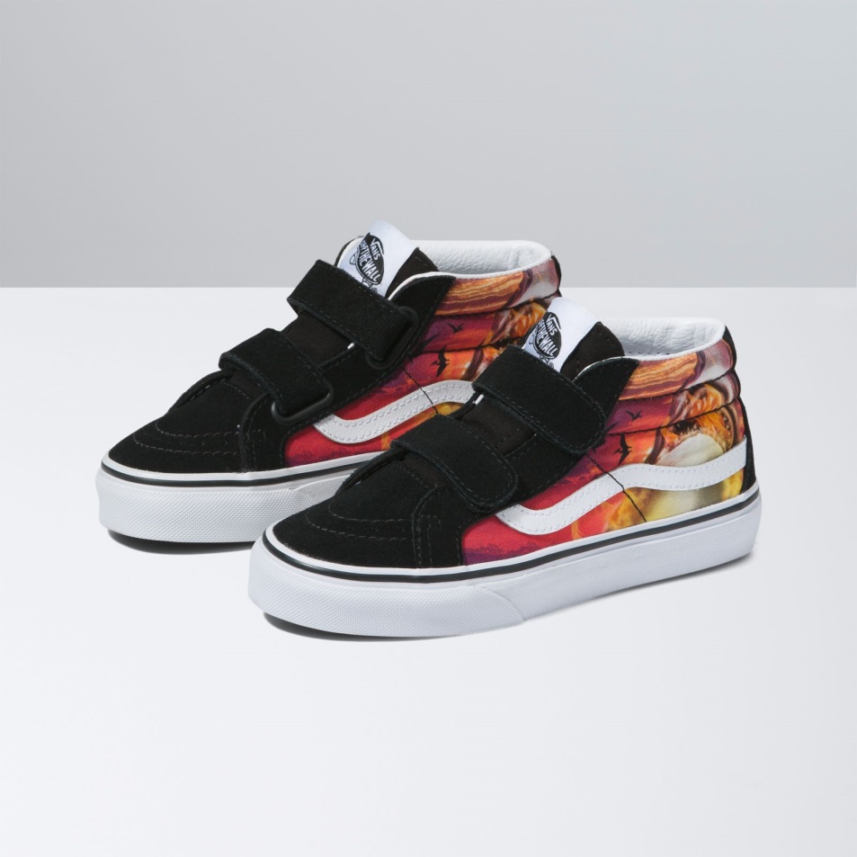 Vans Kids Shark Sunset Sk8-mid Reissue V Black-true White