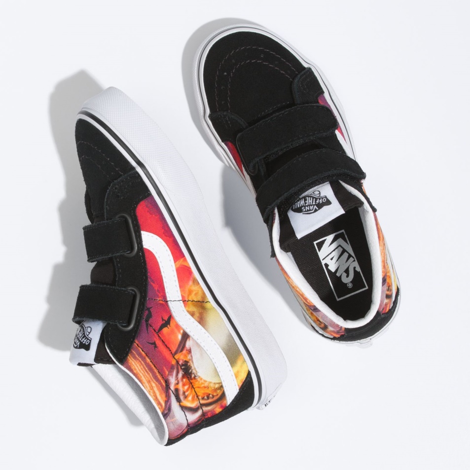 Vans Kids Shark Sunset Sk8-mid Reissue V Black-true White
