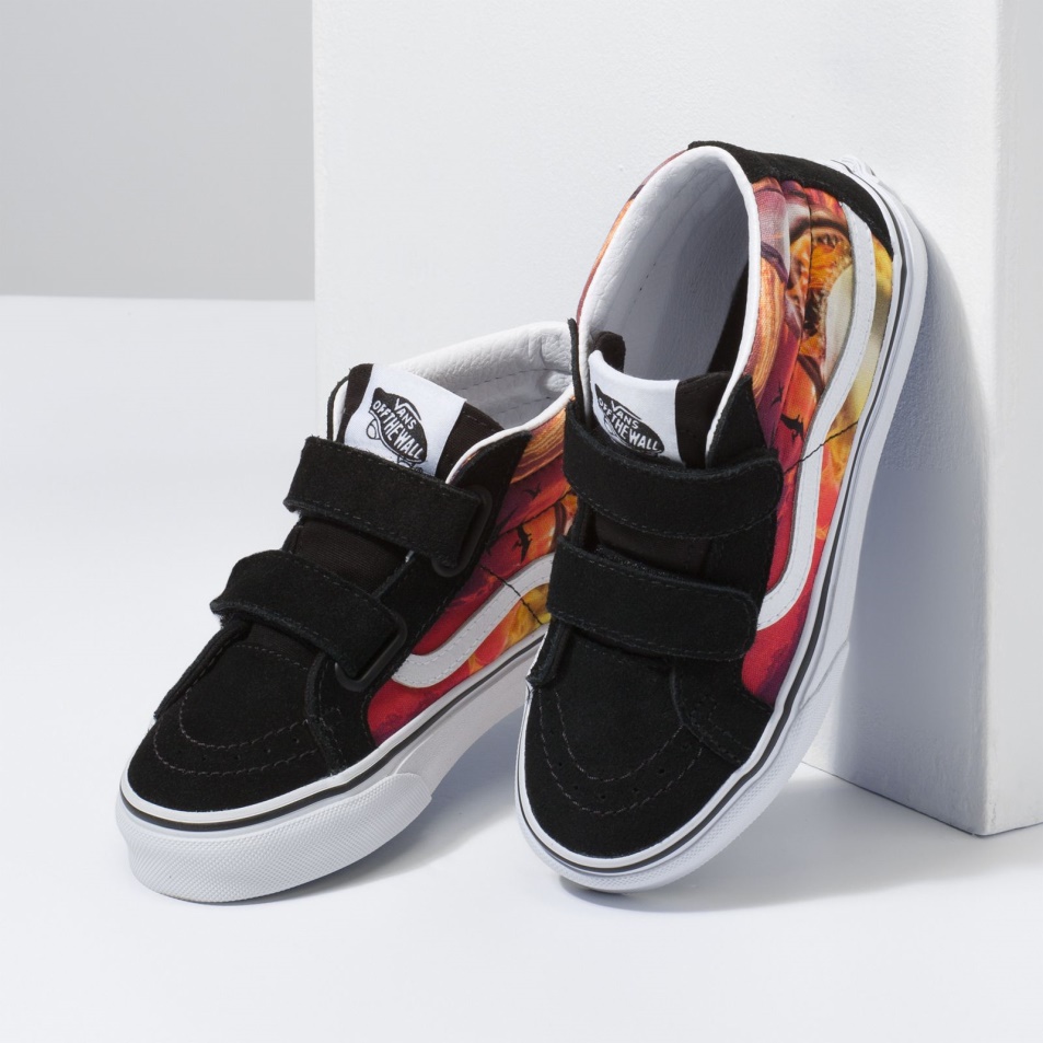 Vans Kids Shark Sunset Sk8-mid Reissue V Black-true White