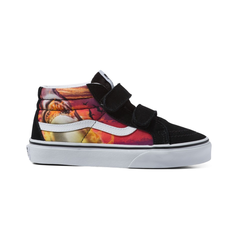 Vans Kids Shark Sunset Sk8-mid Reissue V Black-true White
