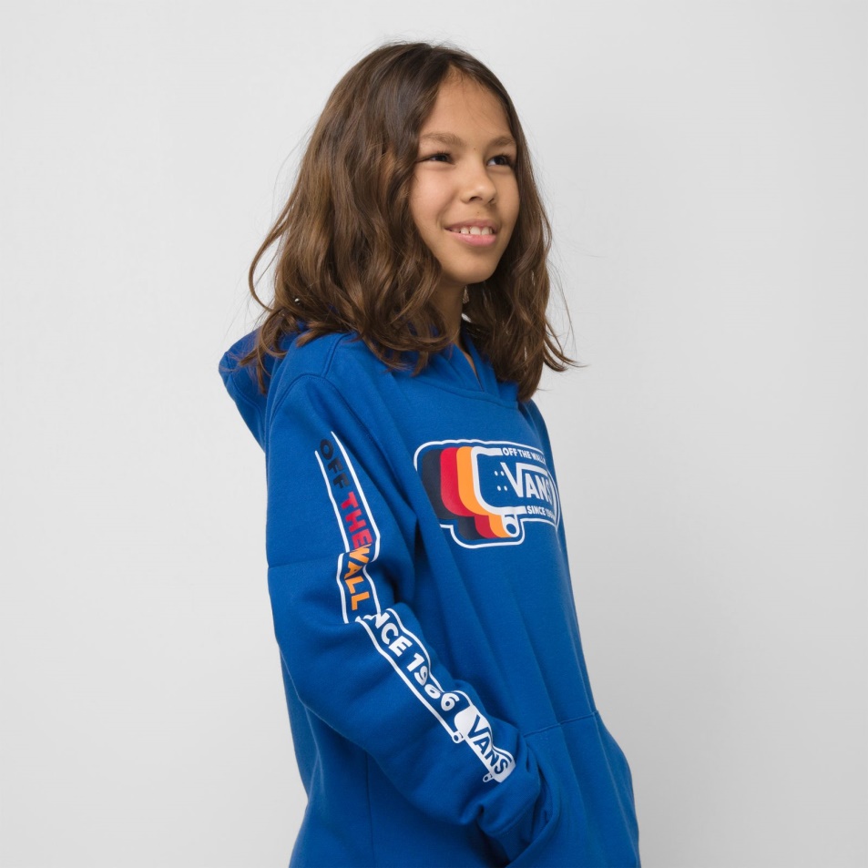 Vans Kids Sk8 1966 óta Pulóver Kapucnis Igazi Kék