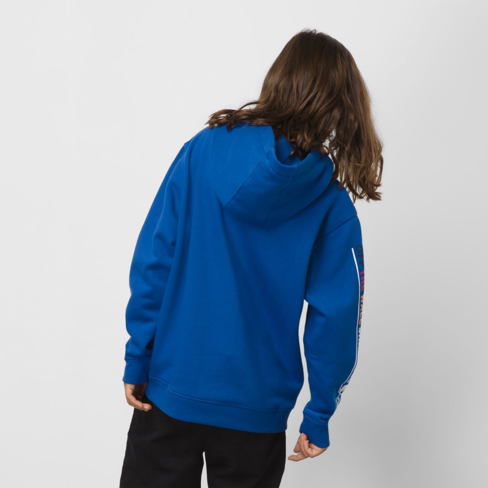 Vans Kids Sk8 1966 óta Pulóver Kapucnis Igazi Kék