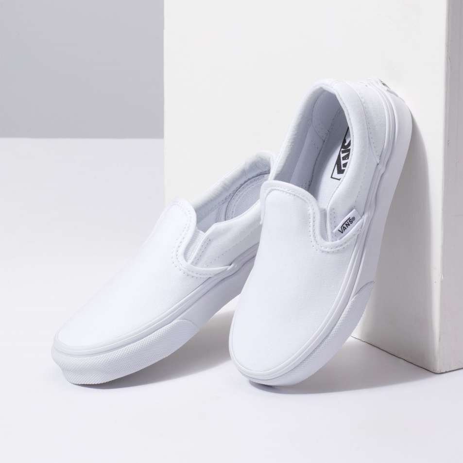 Kisteherautók Gyerek Slip-on Igazi Fehér