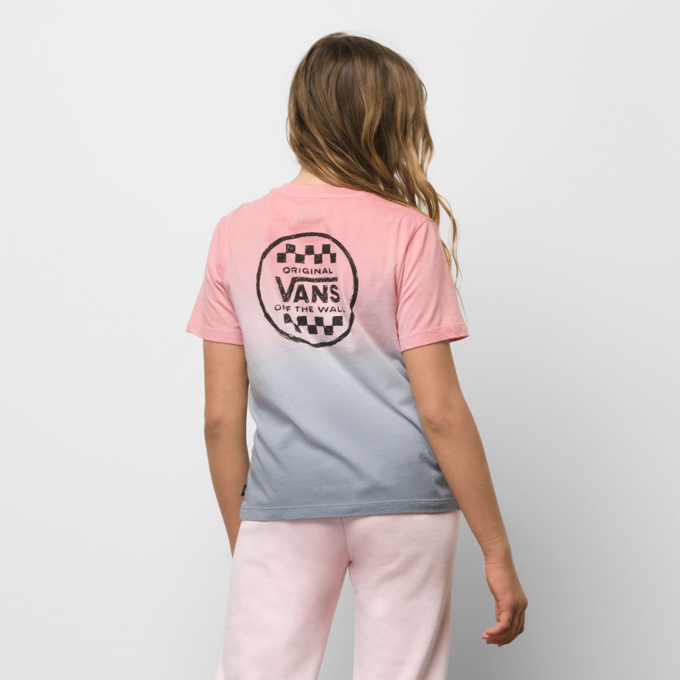 Vans Kids Naplemente Mosás Bff Tee Lilas-ashley Blue