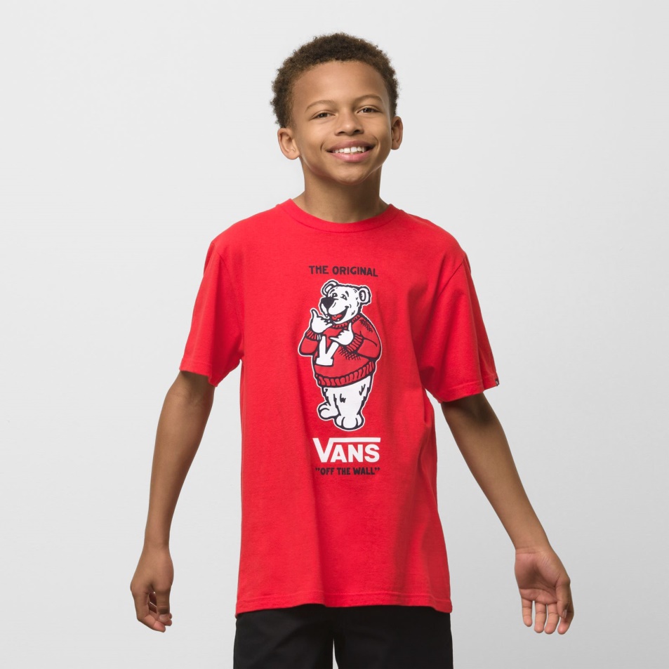Vans Kids Svd Bear Póló Igaz Piros