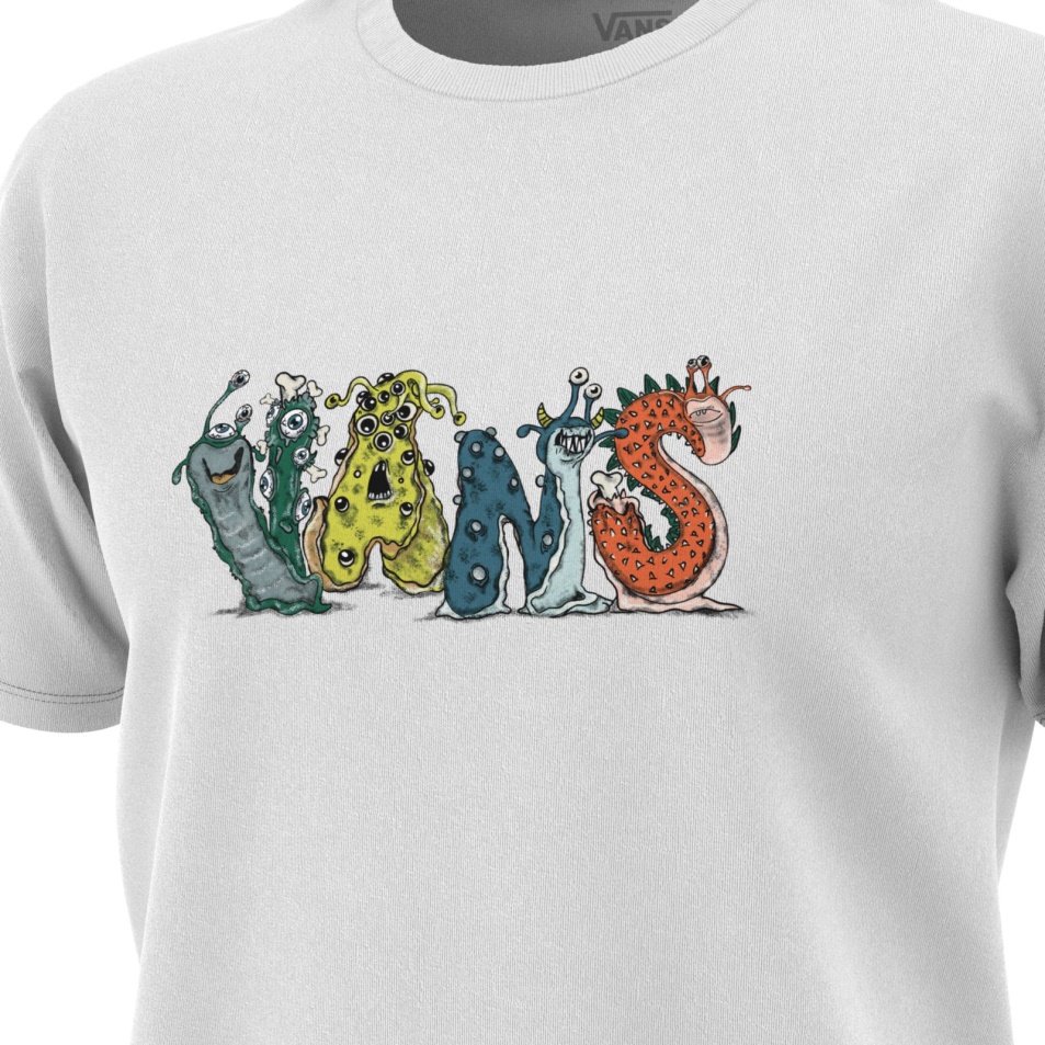 Vans Little Kids Creaturez Póló Fehér