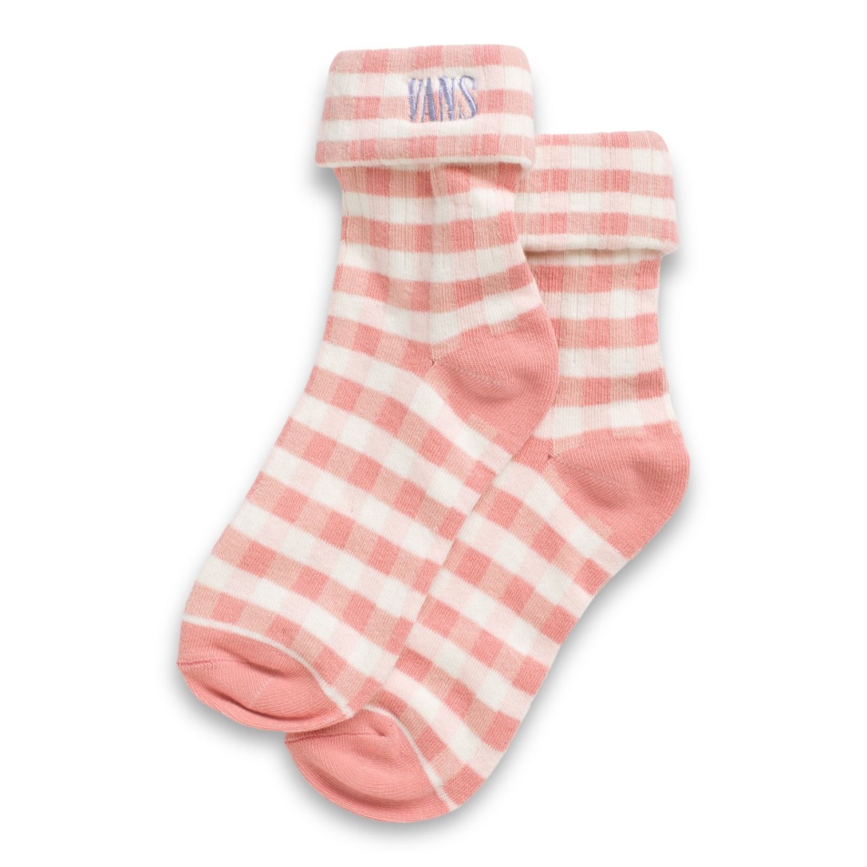 Furgonok Keverve Gingham Check Zokni Mérete 6,5-10 Rozetta