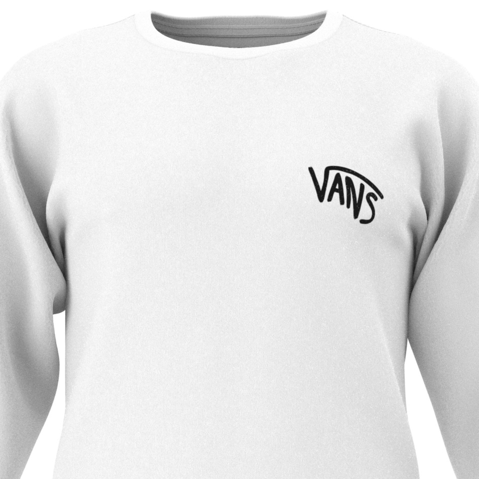 Vans Montreal Olympic Skatepark Hosszú Ujjú Póló Fehér