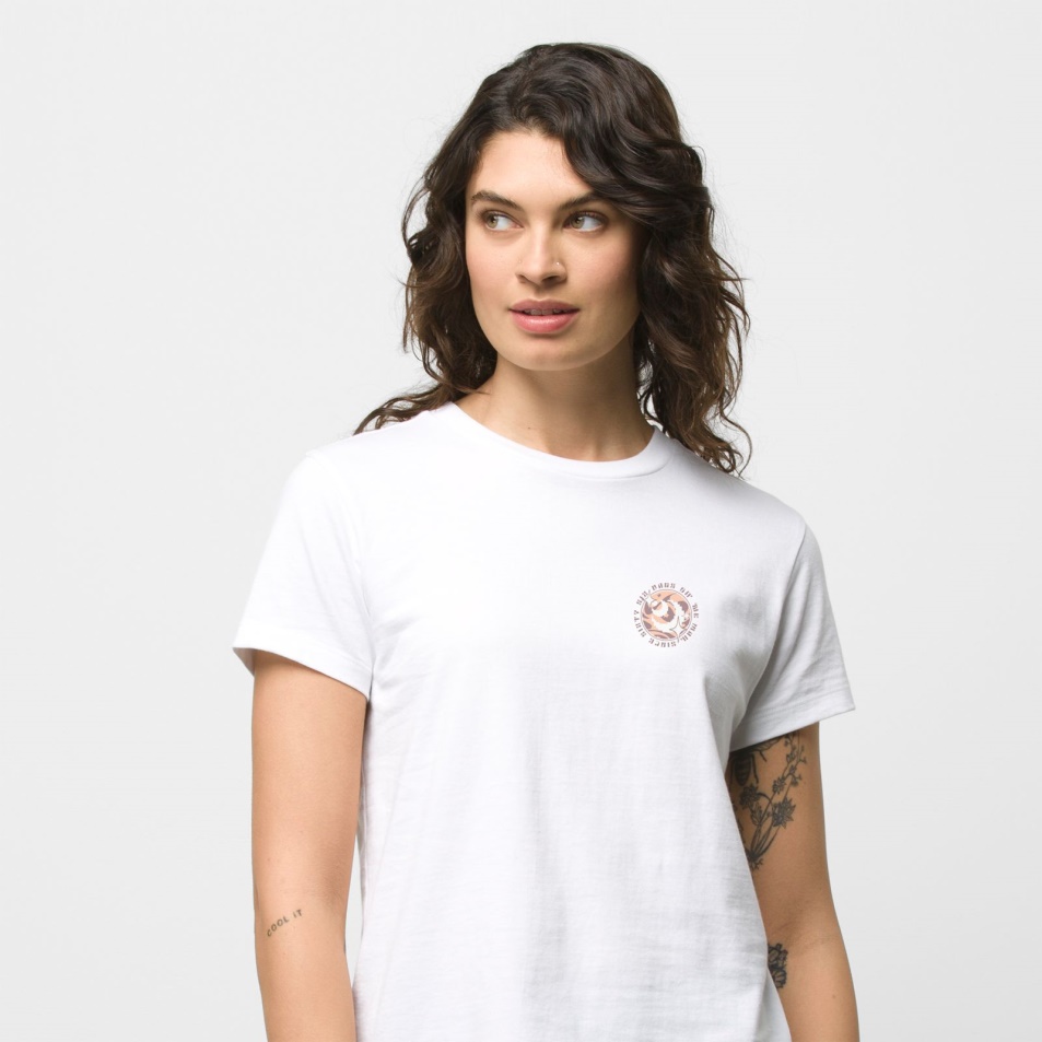 Vans Moon Dust Crew Póló Fehér