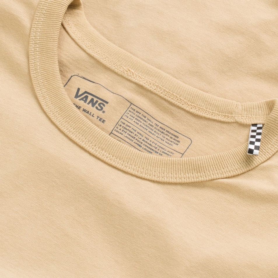 Furgonok Le A Falról Check Graphic Tee Taos Taupe