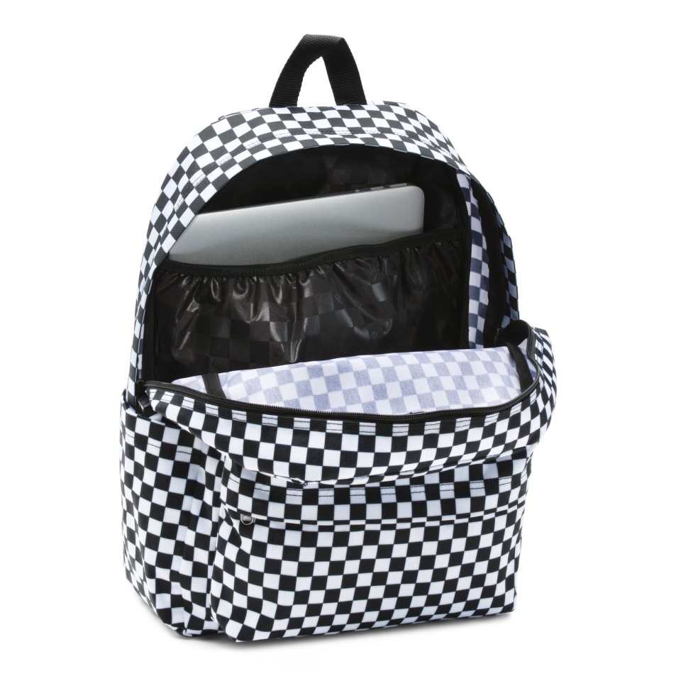 Vans Old Skool H2o Csekk Hátizsák Fekete-fehér Férfiak