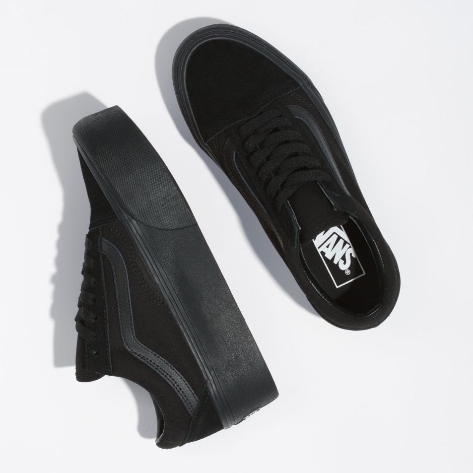 Vans Old Skool Stackform Suede-canvas Black-black