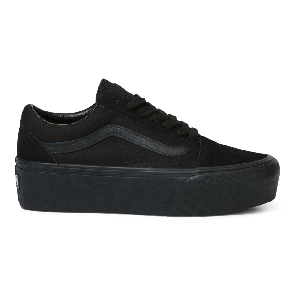 Vans Old Skool Stackform Suede-canvas Black-black
