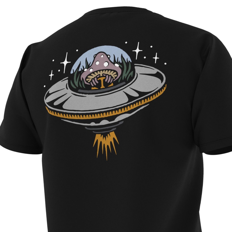 Vans Outta This World Trip Póló Fekete