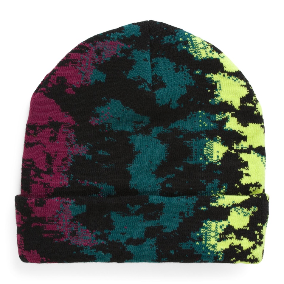 Vans Parkview Mandzsetta Beanie Fekete-lila-lime Puncs