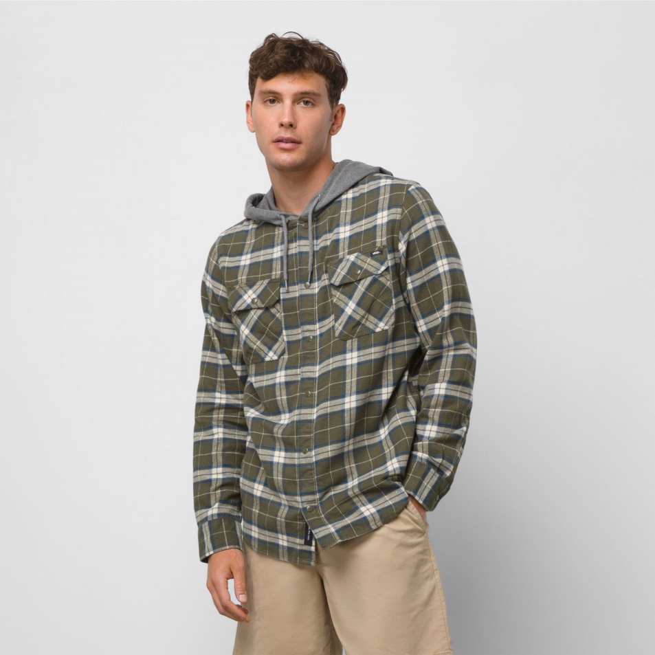 Vans Parkway Kapucnis Flanel Gombos Ing Szőlőlevél-zabpehely