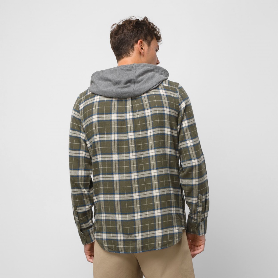 Vans Parkway Kapucnis Flanel Gombos Ing Szőlőlevél-zabpehely
