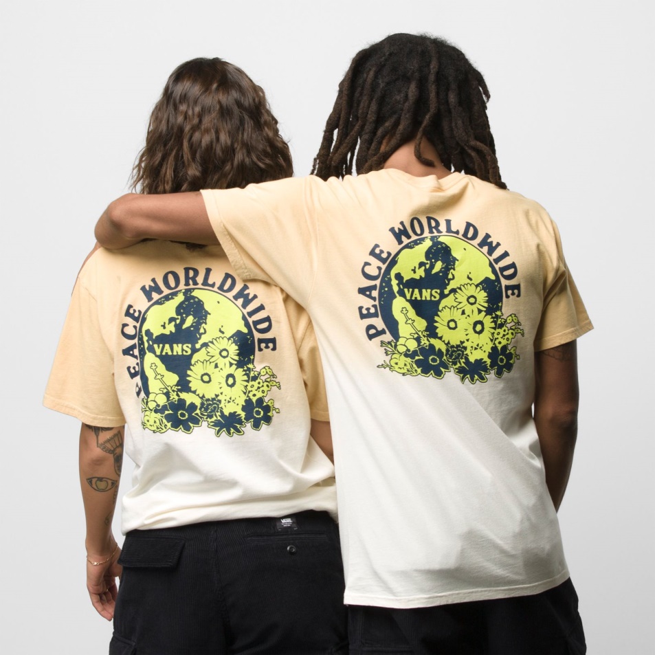 Vans Peace Világszerte Póló Taos Taupe