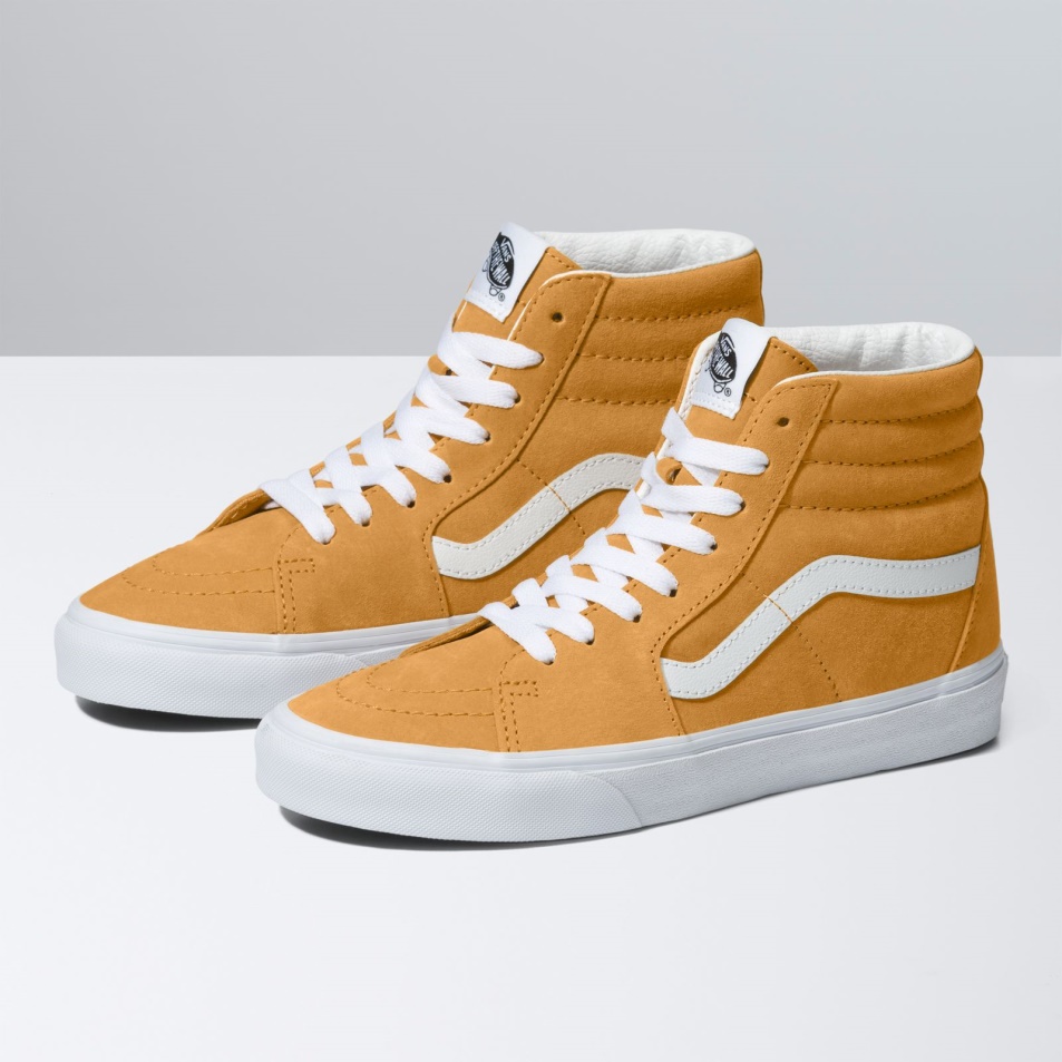Furgonok Malac Velúr Sk8-hi Aranysárga