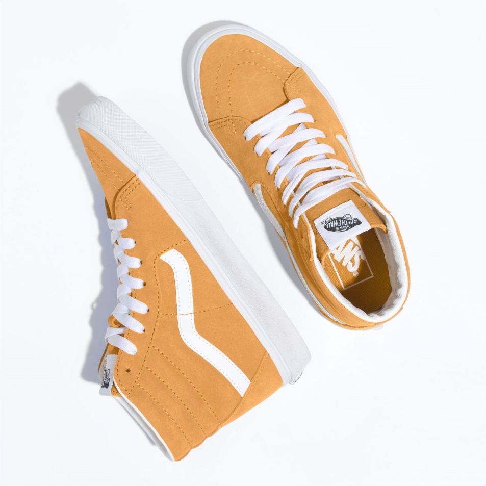 Furgonok Malac Velúr Sk8-hi Aranysárga