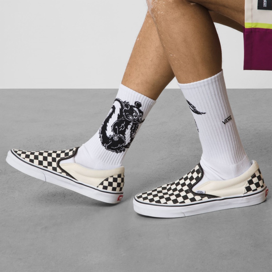 Vans Kutatási Személyzet Zokni Fehér