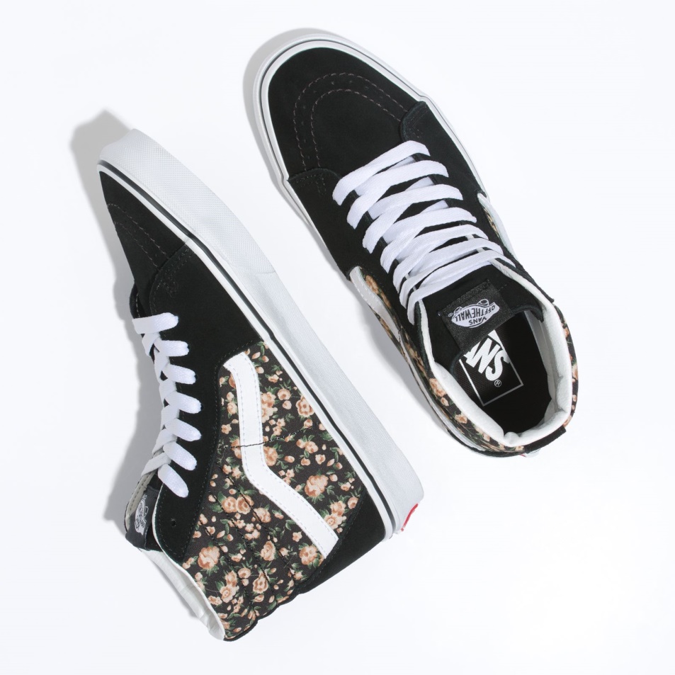Vans Rose Dreams Sk8-hi Black-white
