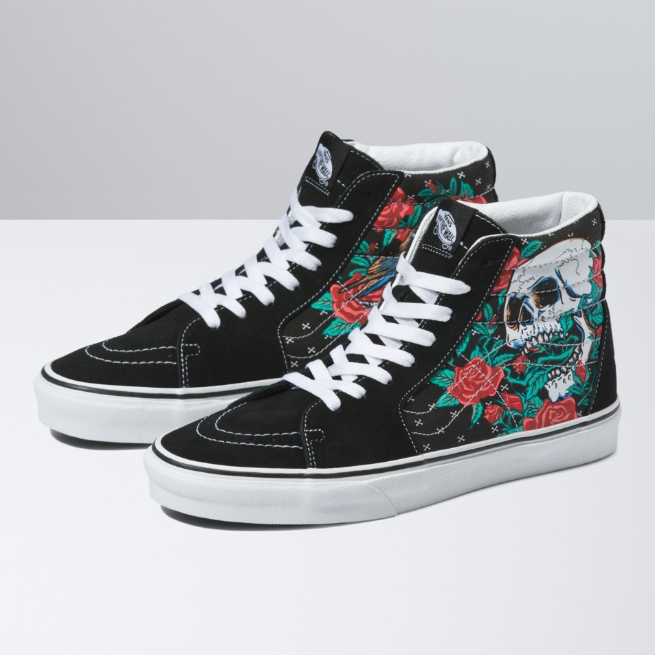 Vans Rose Koponyák Sk8-hi Black-true White