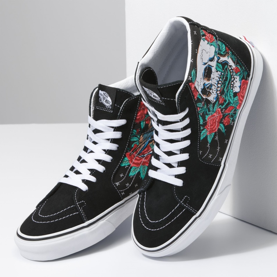 Vans Rose Koponyák Sk8-hi Black-true White