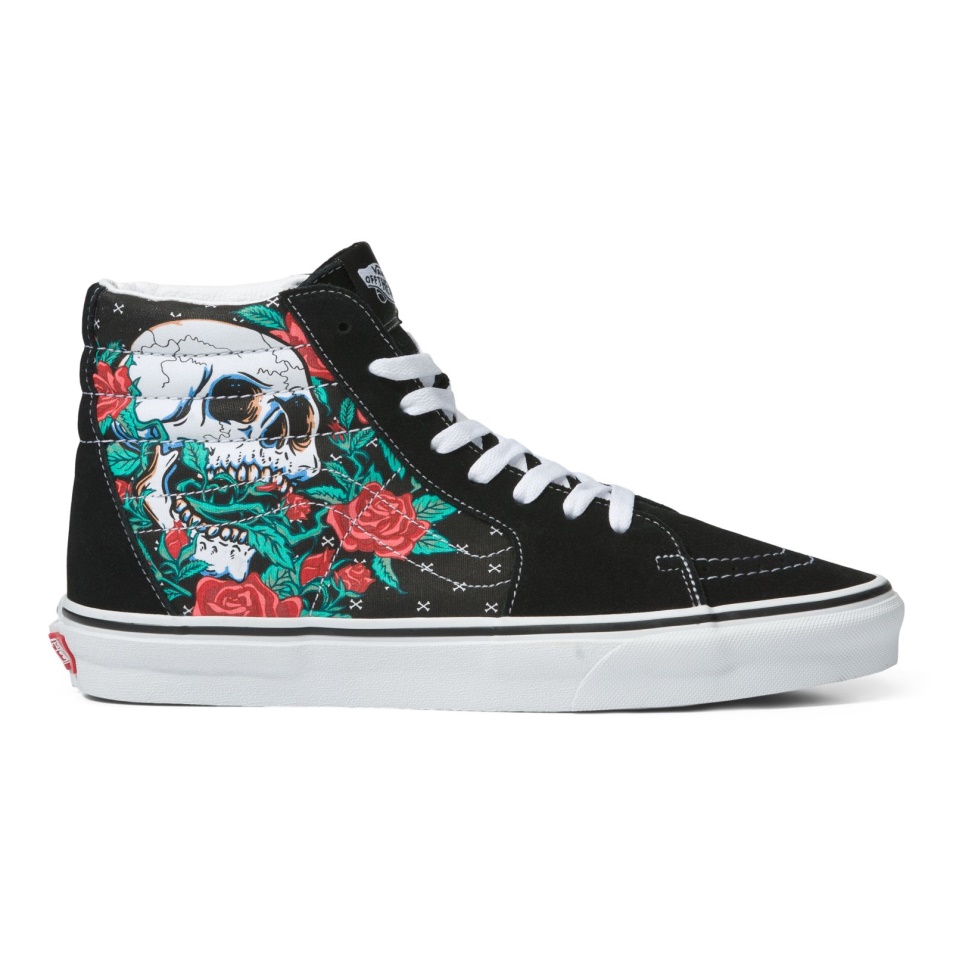 Vans Rose Koponyák Sk8-hi Black-true White