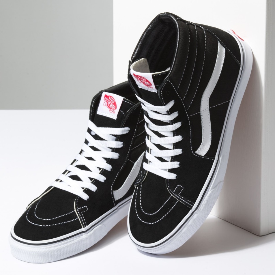 Furgonok Sk8-hi Fekete-fekete-fehér Férfiak