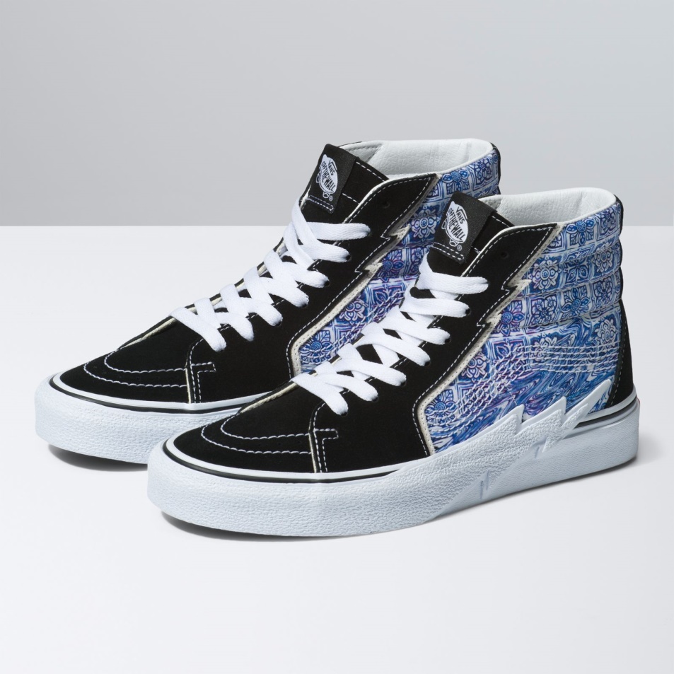 Furgonok Sk8-hi Bolt Liquify Fekete