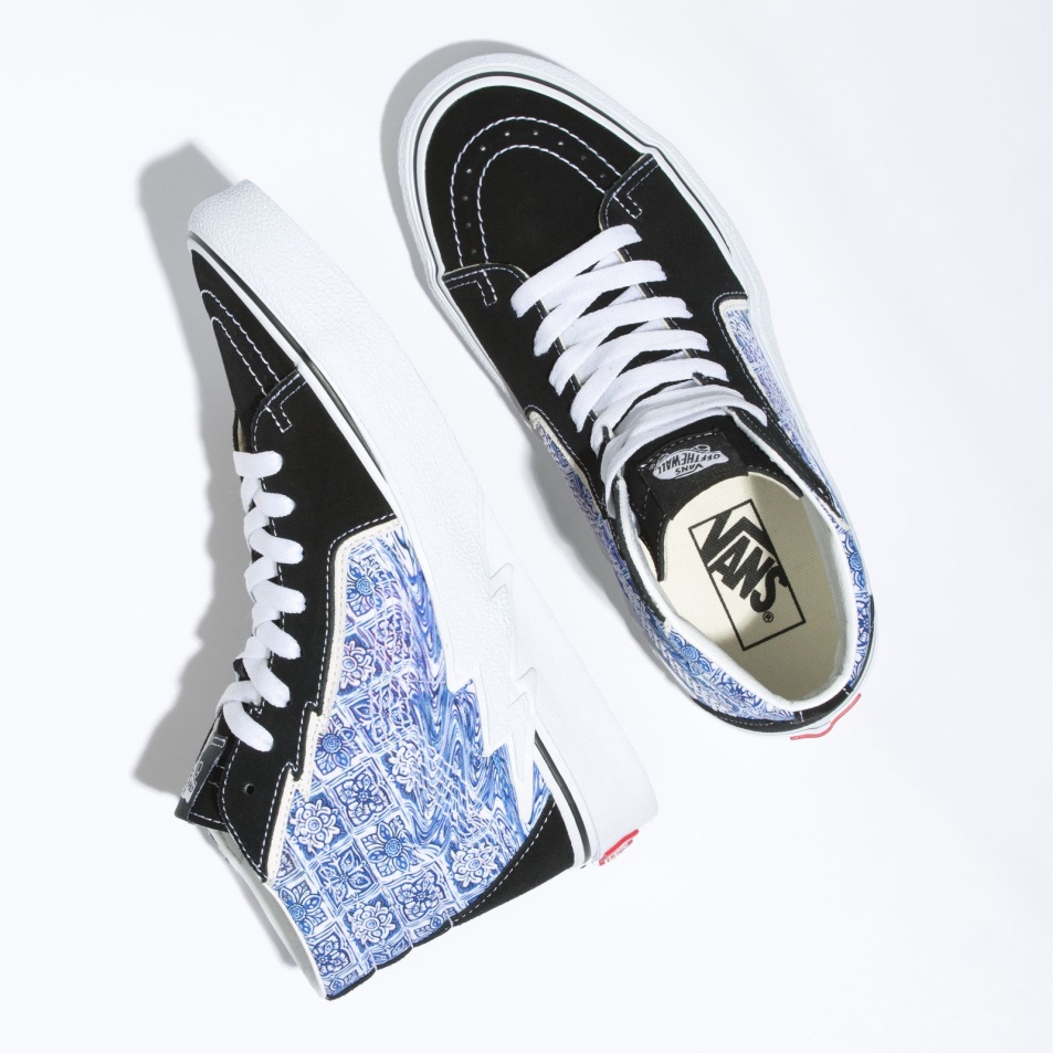 Furgonok Sk8-hi Bolt Liquify Fekete