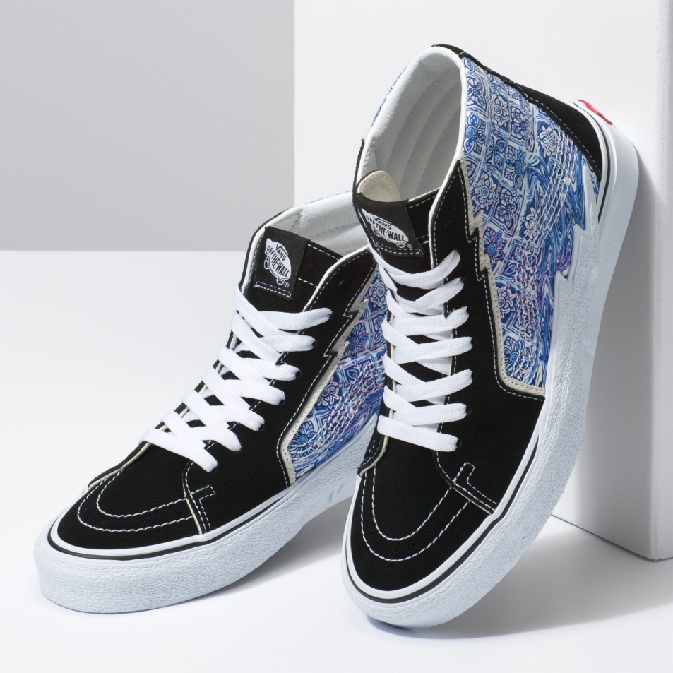 Furgonok Sk8-hi Bolt Liquify Fekete