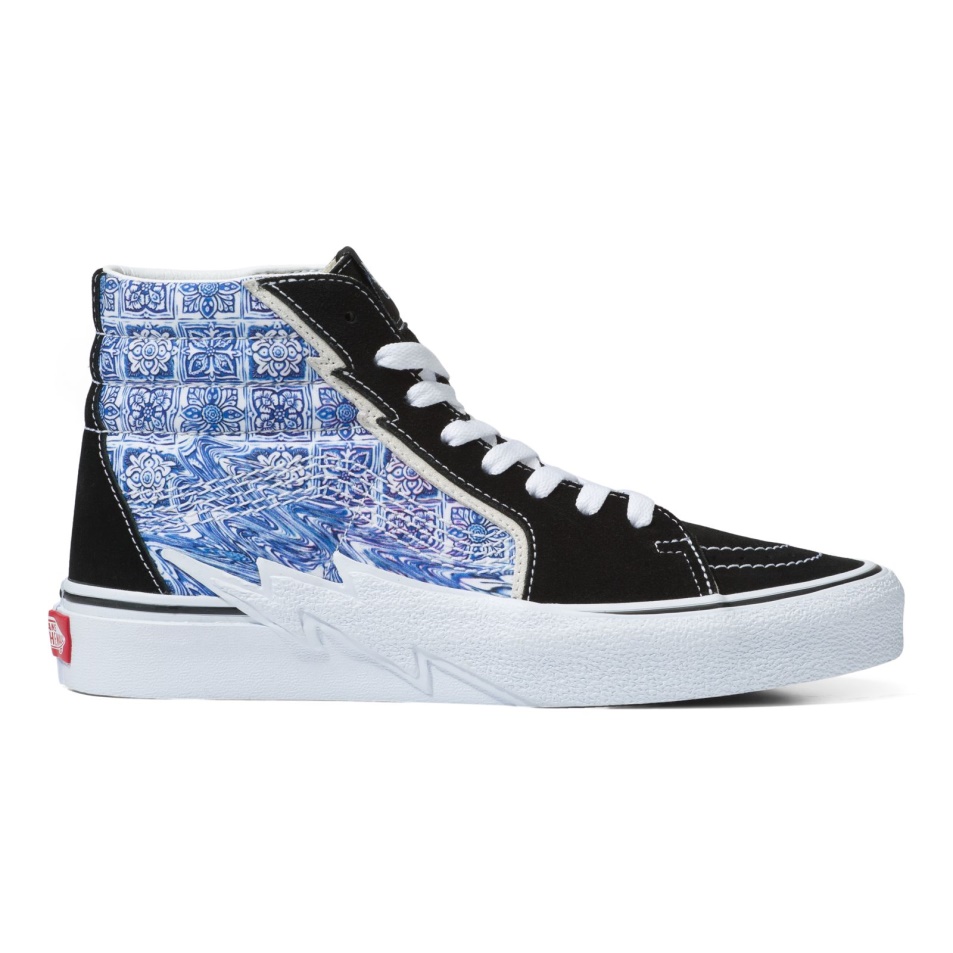 Furgonok Sk8-hi Bolt Liquify Fekete