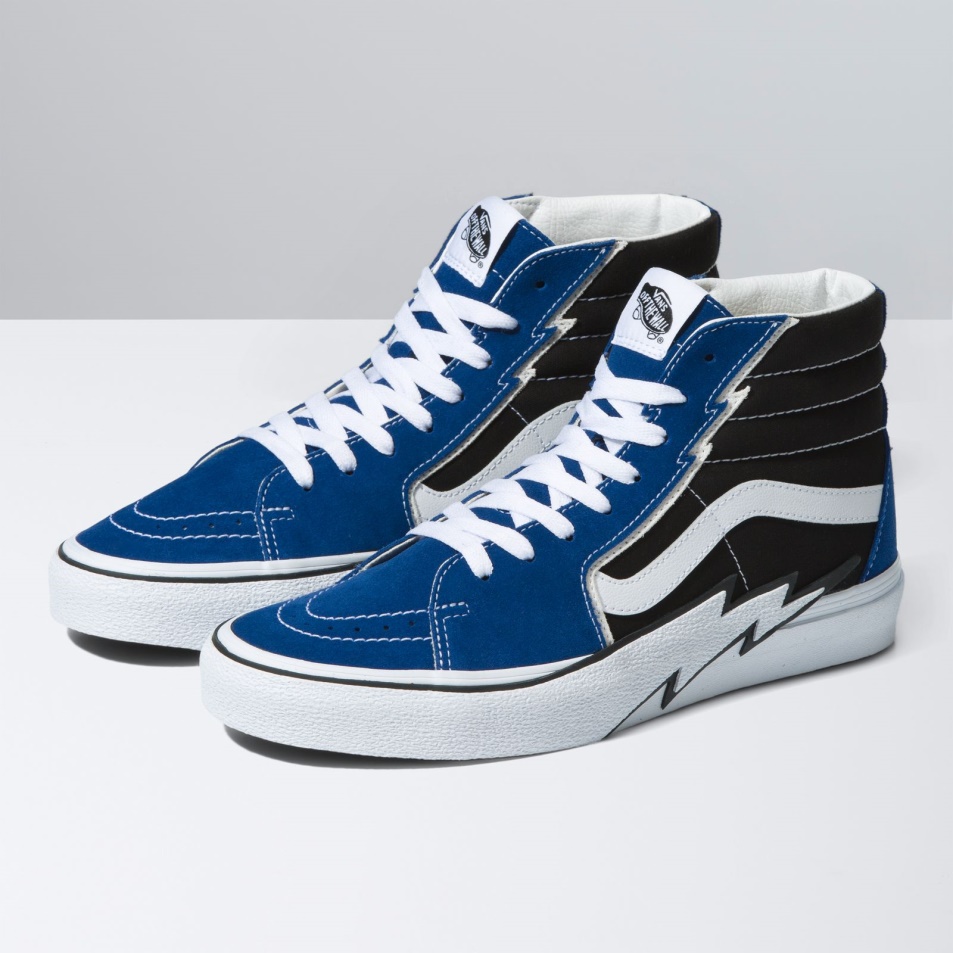 Furgonok Sk8-hi Bolt Igazi Kék-fekete
