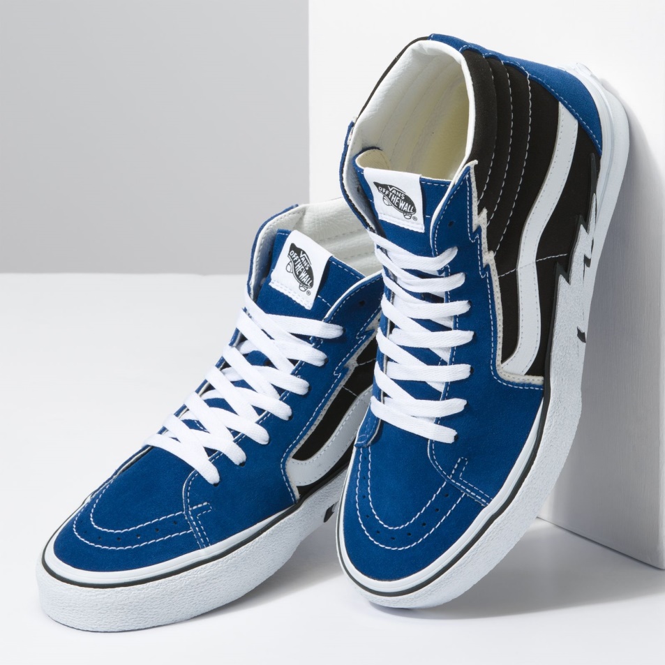 Furgonok Sk8-hi Bolt Igazi Kék-fekete