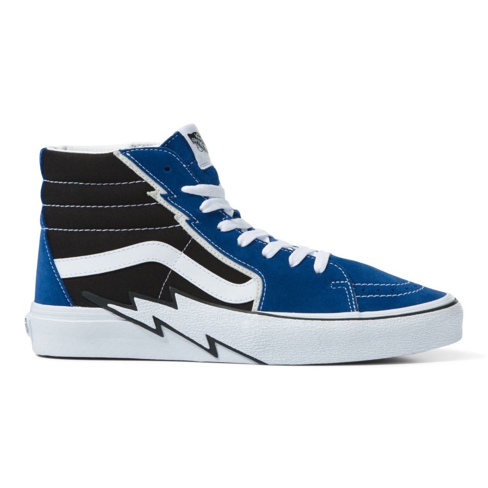 Furgonok Sk8-hi Bolt Igazi Kék-fekete
