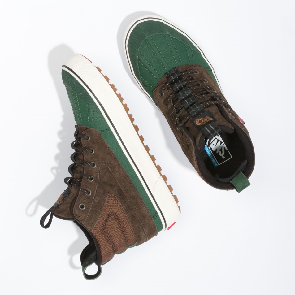 Furgonok Sk8-hi Del Pato Mte-2 Barna-zöld