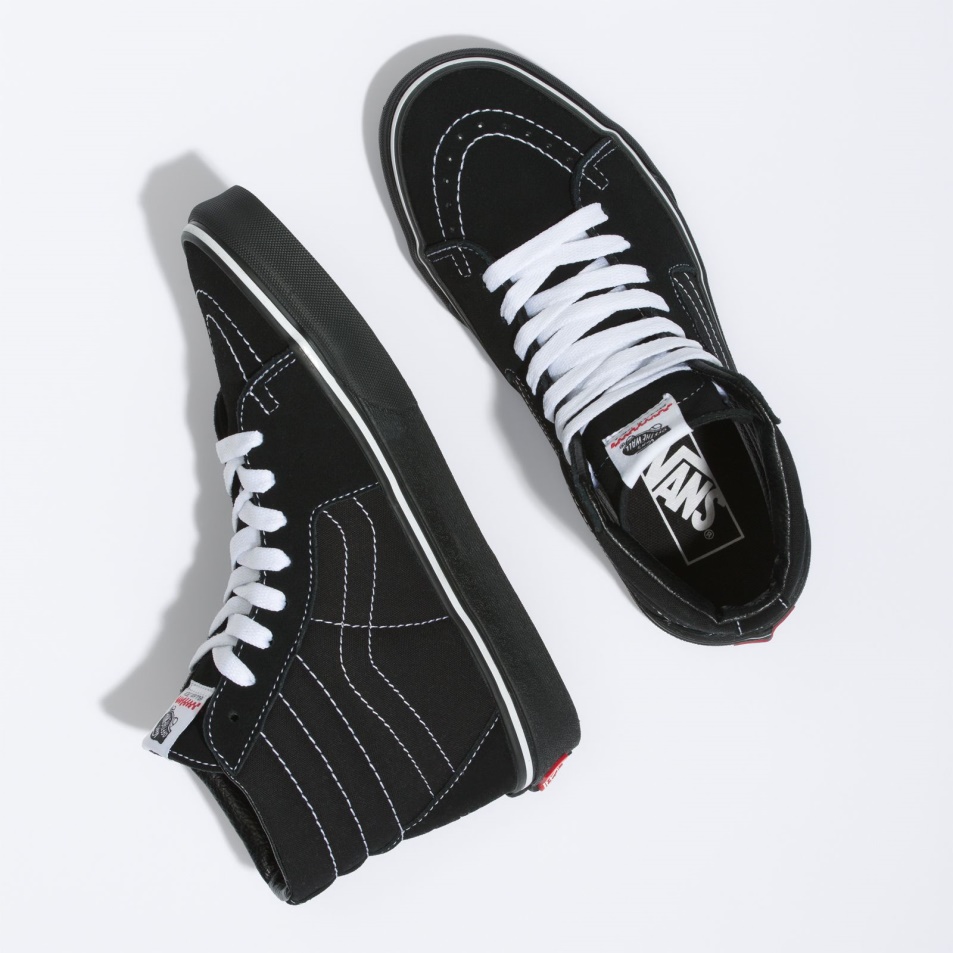 Furgonok Sk8-hi Kennedi Fedélzet Fekete-fehér