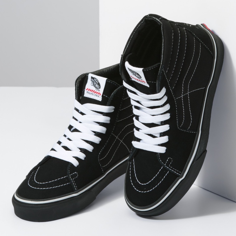 Furgonok Sk8-hi Kennedi Fedélzet Fekete-fehér
