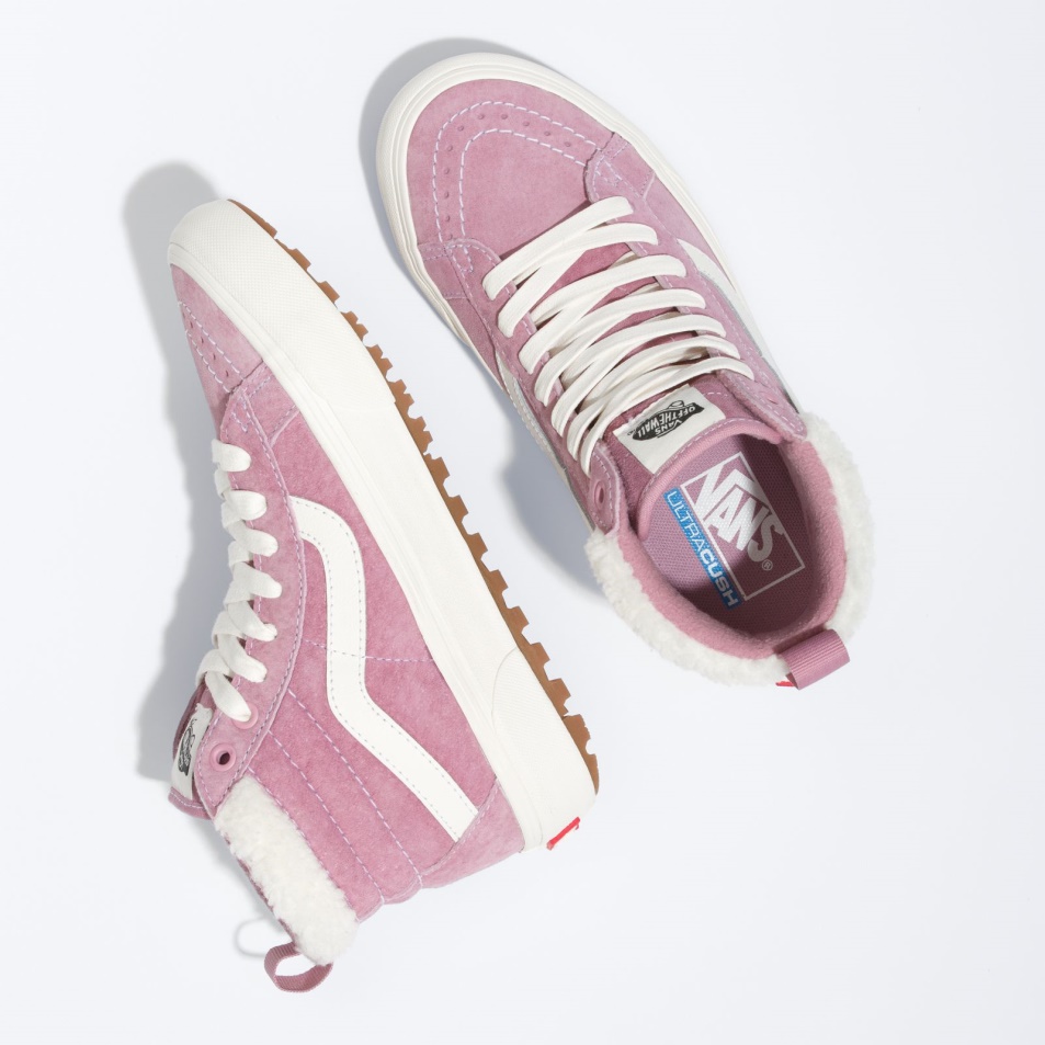 Furgonok Sk8-hi Mte-1 Velúr-sherpa Lila