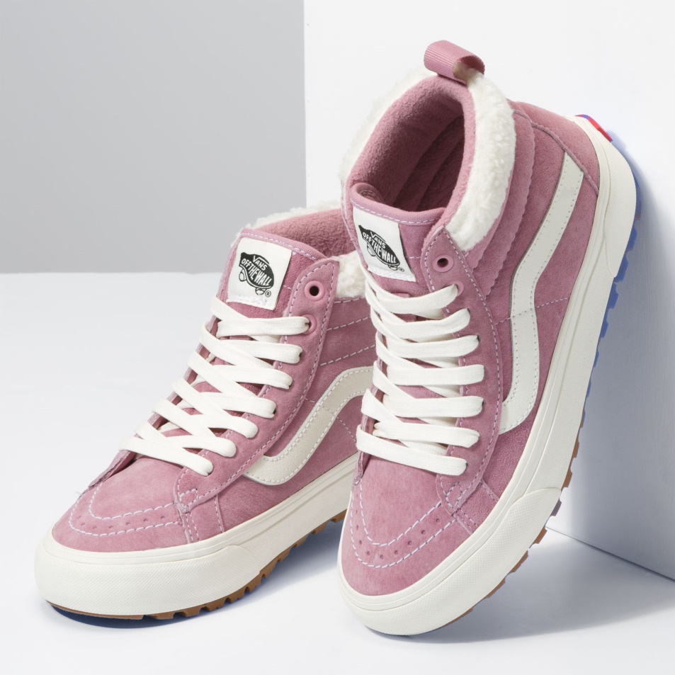 Furgonok Sk8-hi Mte-1 Velúr-sherpa Lila