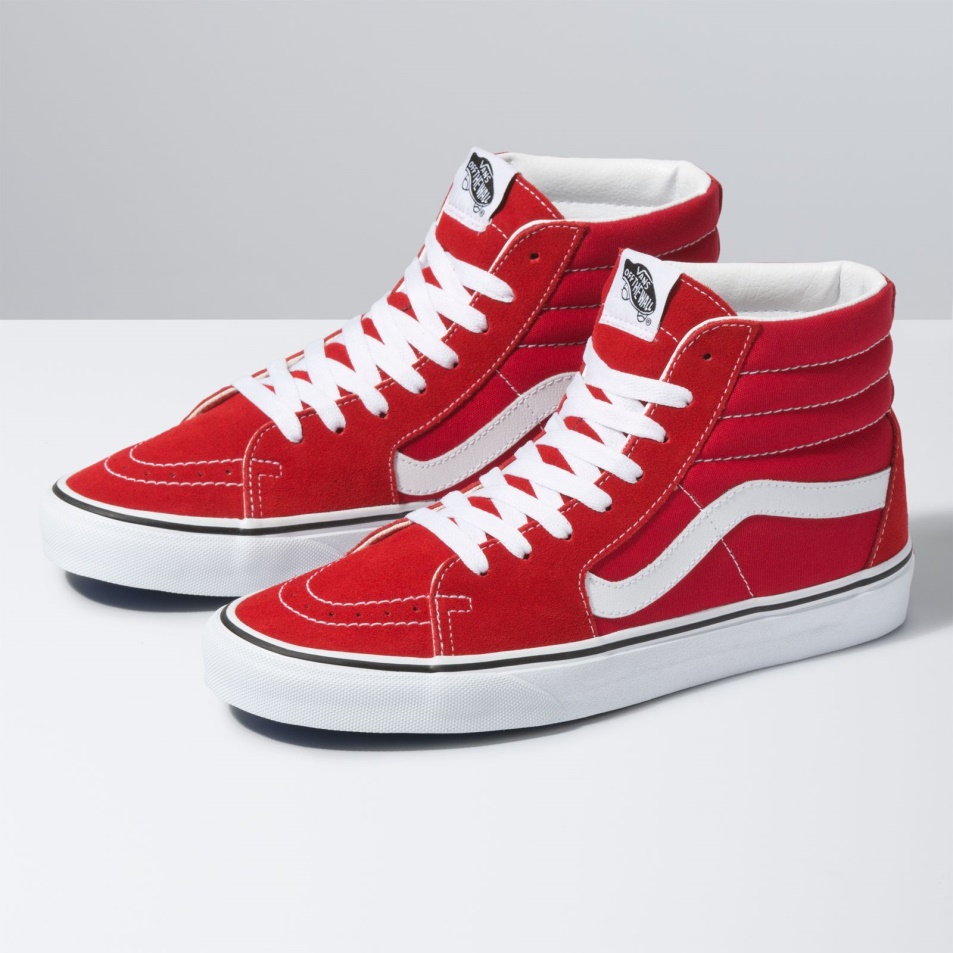 Furgonok Sk8-hi Racing Piros-true White
